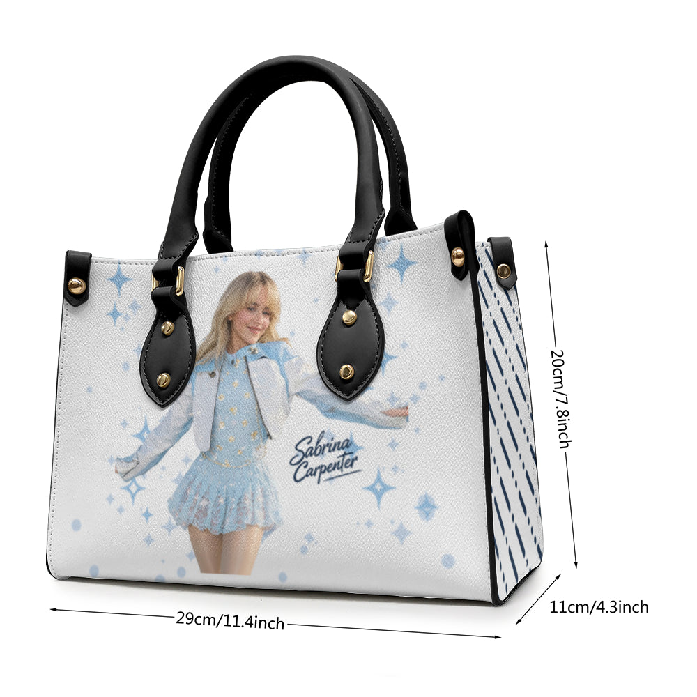"Steal the Spotlight at Coachella with the Limited Edition V1 Leather Bag: NY Yankees x Sabrina Carpenter!"